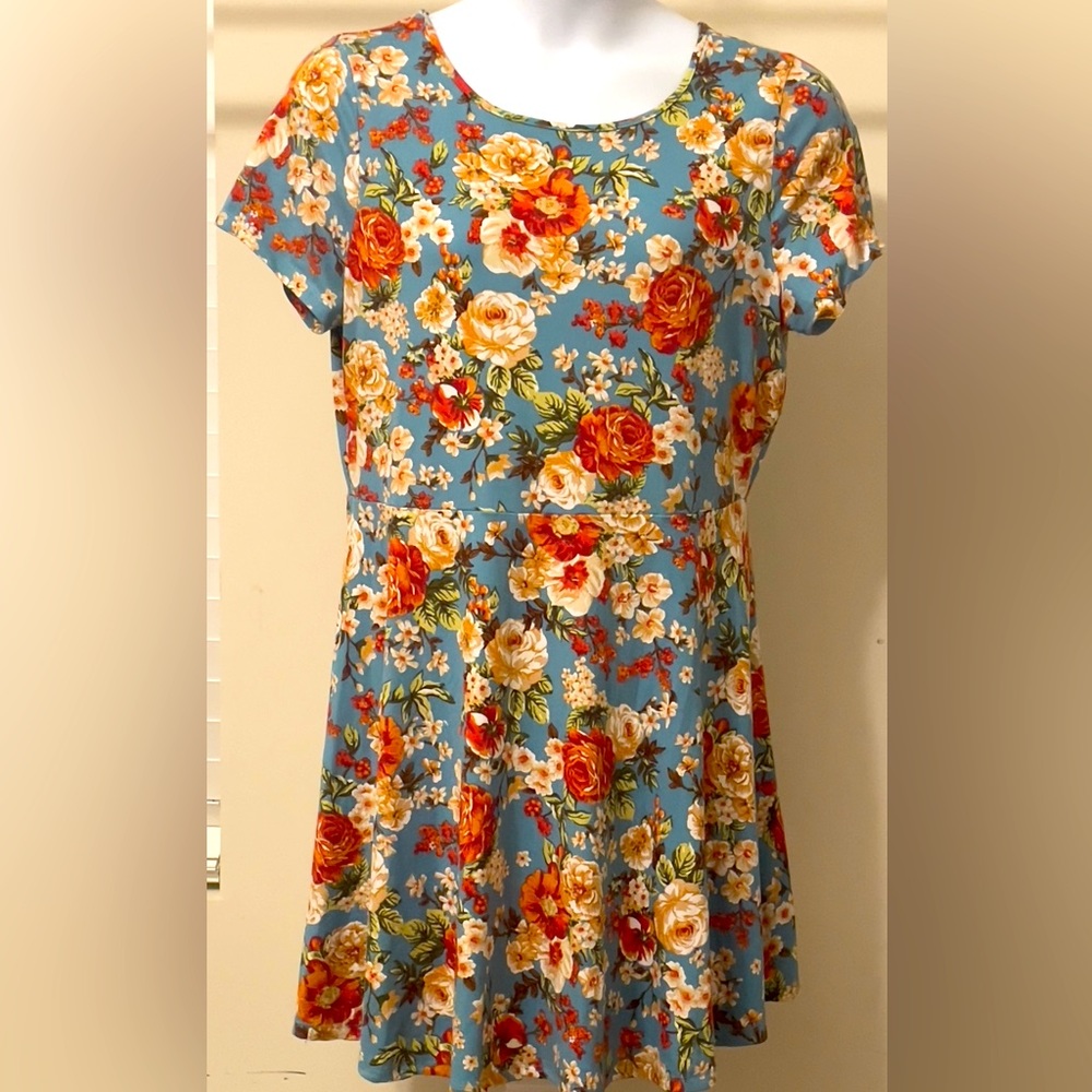 Plus forever 21+ mini fit and flare dress